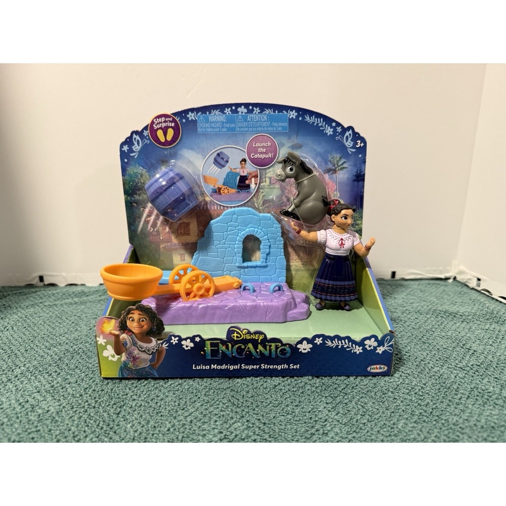 NEW Disney Encanto Luisa Madrigal Super Strength Set Toy Launch The Catapult